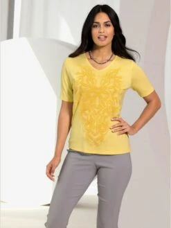 T-shirt En V Viscose