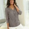 T-shirt En Dentelle Dentelle Devant 1 T-shirt En Dentelle Dentelle Devant -Reine Du Style Soldes Boutique 179.00FJ156343 A03.020
