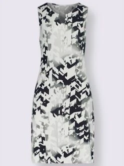 Robe D'été Motif Graphique Sans Manches -Reine Du Style Soldes Boutique 202.00BSK55142 B14.001