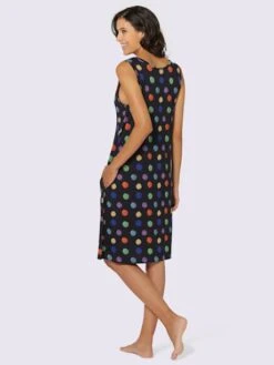 Robe D'été à Pois Sans Manches -Reine Du Style Soldes Boutique 205.00BBW55142 B02.001