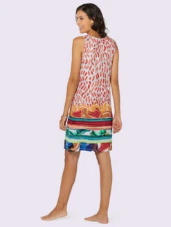 Robe D'été Sans Manches Col Avec Anneau -Reine Du Style Soldes Boutique 206.00BBW55142 B08.001