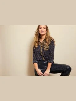 Chemisier Imprimé Minimaliste Tendance -Reine Du Style Soldes Boutique 260.99EXT64042 A09.081